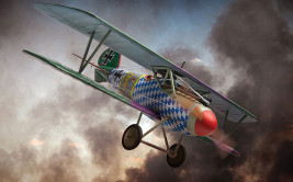 1:48 Albatros D.V Biplane, Jasta 5, Ltn.d. R. Wolf