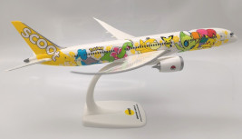 1:200 Boeing B787-9 Scoot ″Pokémon″ Colors, Named ″Pikachu Jet″ (Snap-Fit)
