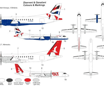 1:200 SAAB 2000 (OLT/British Airways)