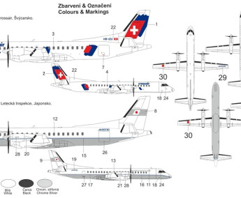 1:200 SAAB 2000 (Crossair/Japan Air Inspection)