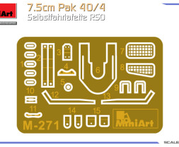 1:35 7.5cm Pak 40/4 auf gep. Selbstfahrlafette RSO