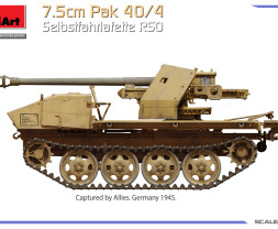 1:35 7.5cm Pak 40/4 auf gep. Selbstfahrlafette RSO