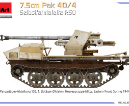 1:35 7.5cm Pak 40/4 auf gep. Selbstfahrlafette RSO