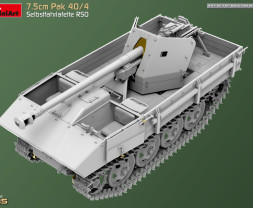 1:35 7.5cm Pak 40/4 auf gep. Selbstfahrlafette RSO