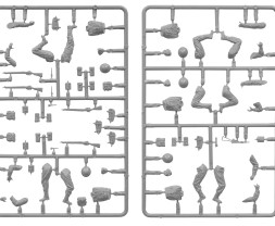 1:35 British Tank Riders NW Europe, Resin Heads