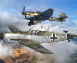 1:144 Messerschmitt Bf 109 E & Junkers Ju 87 B Stuka (Model Set)
