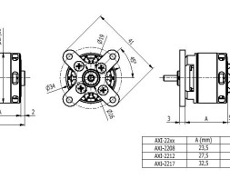 AXI 2212/12 V3 střídavý motor