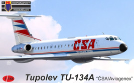 1:144 Tupolev Tu-134A ″ČSA/Aviogenex″