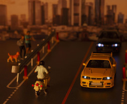 1:64 Nismo 400R Yellow (Kyosho MOTN LED System)