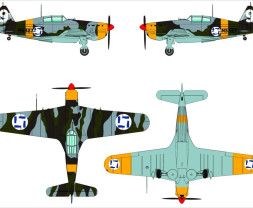 1:48 Morane-Saulnier MS.406C.1 ″Finnish Aces″