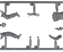 1:35 Panzer Crew, France, 1944, Resin Heads