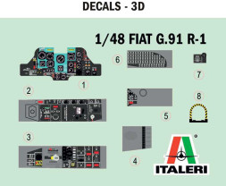 1:48 Fiat G.91R1/R3 ″Gina″