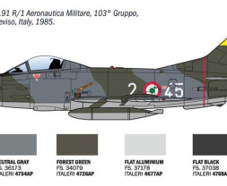 1:48 Fiat G.91R1/R3 ″Gina″