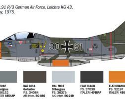 1:48 Fiat G.91R1/R3 ″Gina″