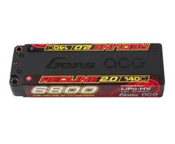 GENS ACE LiPo Redline Series 2.0 - 2S 6800mAh 7.6V High Voltage 2S1P (140C)