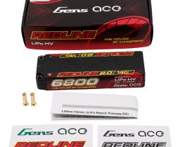 GENS ACE LiPo Redline Series 2.0 - 2S 6800mAh 7.6V High Voltage 2S1P (140C)