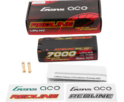 GENS ACE LiPo Redline Series 2.0 - 2S 7000mAh 7.6V High Voltage 2S1P (140C)