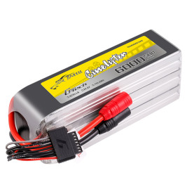 Gens ace G-Tech LiPo - 6S 6000mAh 22.2V 6S1P (150C) AS150 Plug