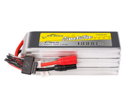 Gens ace G-Tech LiPo - 6S 6000mAh 22.2V 6S1P (150C) AS150 Plug