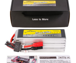 Gens ace G-Tech LiPo - 6S 6000mAh 22.2V 6S1P (150C) AS150 Plug