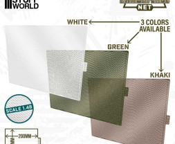 Miniature Camouflage Nets – maskovacia sieť zelená 1:48