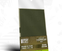 Miniature Camouflage Nets – maskovacia sieť zelená 1:48