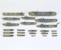 1:700 Scenery Accessory Tugger Set