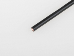 Produkt anzeigen - Silikonkabel 2,5 mm schwarz, Preis für 1 m