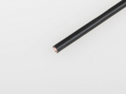 Silikonkabel 2,5 mm schwarz, Preis für 1 m