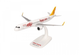 1:200 Airbus A321-251NX Pegasus Airlines ″100th″, Named ″Cumhuriyet″ (Snap-Fit)
