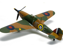 1:72 Hawker Hurricane Mk I RAF No.601 Sqn, P3383, Billy Fiske, RAF Tangmere, England, Battle of Britain, August 1940