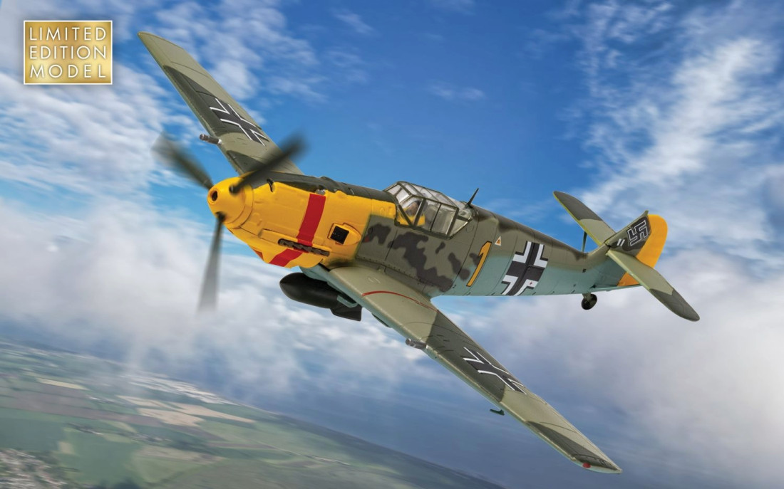 Produkt anzeigen - 1:72 Messerschmitt Me109E-4/B 'Yellow 1' - Oberleutnant Walter Rupp (Battle of Britain 85)