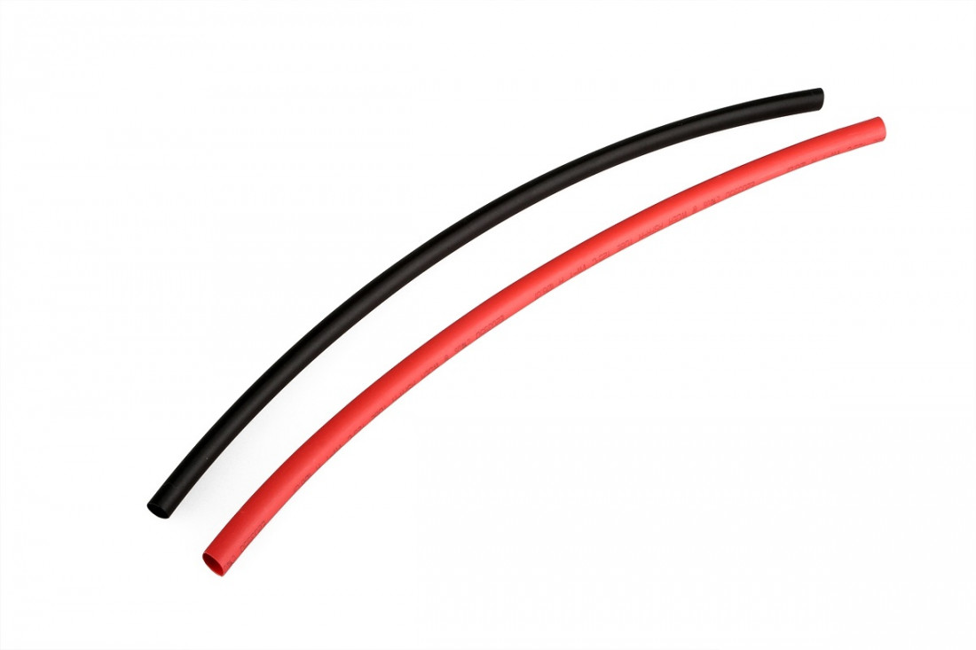 Produkt anzeigen - Schrumpfschlauch schwarz / rot mit 6,0 mm-Anschlüsse