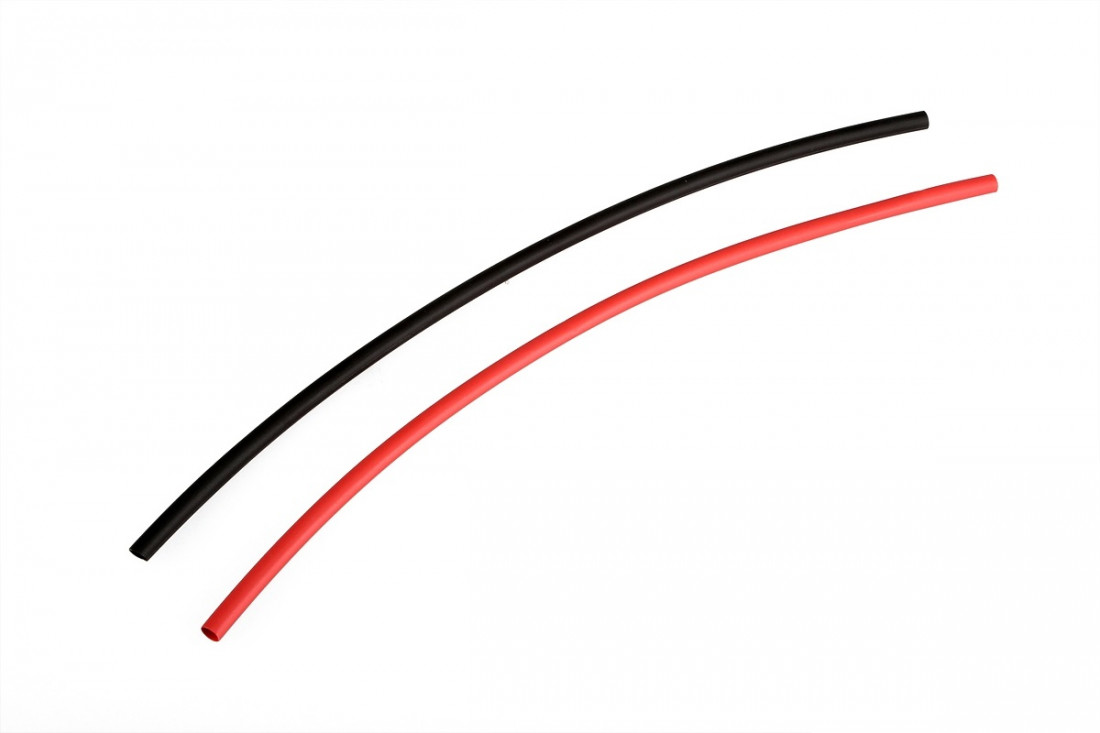 Produkt anzeigen - Schrumpfschlauch schwarz / rot mit 4,5 mm-Anschlüsse