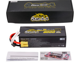 Gens ace Bashing Serie G-Tech LiPo - 6S 8000mAh 22.2V 6S1P (100C) HardCase, EC5 Plug