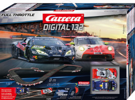 Autodráha Carrera Digital 132 – Full Throttle, délka 8 m