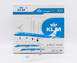 1:200 ERJ-190STD (ERJ-190-100) KLM Cityhopper ″2018s″ Colors w. ″KLM 100 Years″ Logo