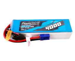 Gens ace G-Tech LiPo - 6S 4000mAh 22.2V 6S1P (45C) EC5 Plug