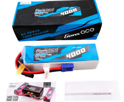 Gens ace G-Tech LiPo - 6S 4000mAh 22.2V 6S1P (45C) EC5 Plug