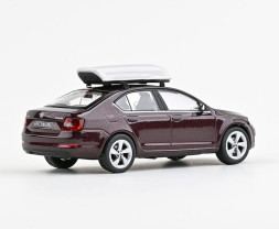 1:43 Škoda Octavia III (2012) – Rosso Brunello Metallic