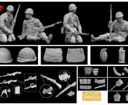 1:35 US Army Tank Riders (1944–45) 