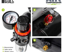 Luftkompressor mit Druckbehälter GSW