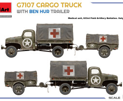 1:35 G7107 Cargo Truck w/ Ben Hur Trailer