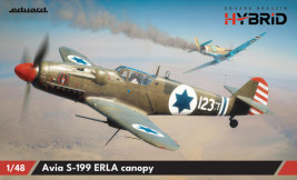 1:48 Avia S-199 Erla Canopy (edice HYBRiD)