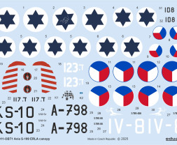 1:48 Avia S-199 Erla Canopy (edice HYBRiD)