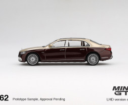 1:64 Mercedes-Maybach S 680 Gold / Dark Red Metallic