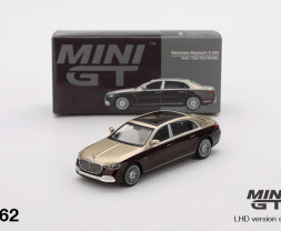 1:64 Mercedes-Maybach S 680 Gold / Dark Red Metallic