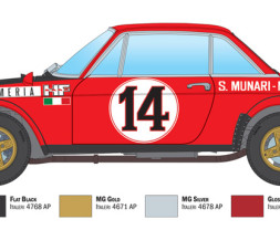 1:24 Lancia Fulvia HF, Rally Montecarlo 1972