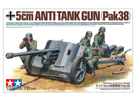1:35 German 5cm Anti-Tank Gun PaK 38 w/ Crew