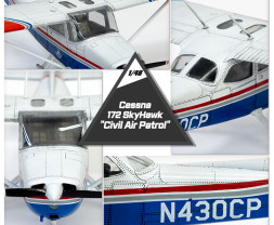 1:48 Cessna 172 Sky Hawk ″Civil Air Patrol″